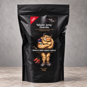 Infusion Jerky Australia Chilli Wagyu Beef Jerky 500 g bag